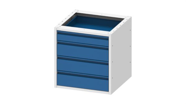 Containers with drawers